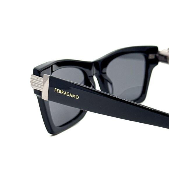 New, SALVATORE FERRAGAMO Sunglasses SF2013S 001 Authentic - Picture 7 of 12